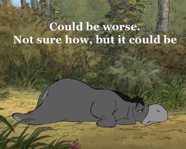 What story do you tell yourself? Eeyore's optimism (it's all about perspective!)